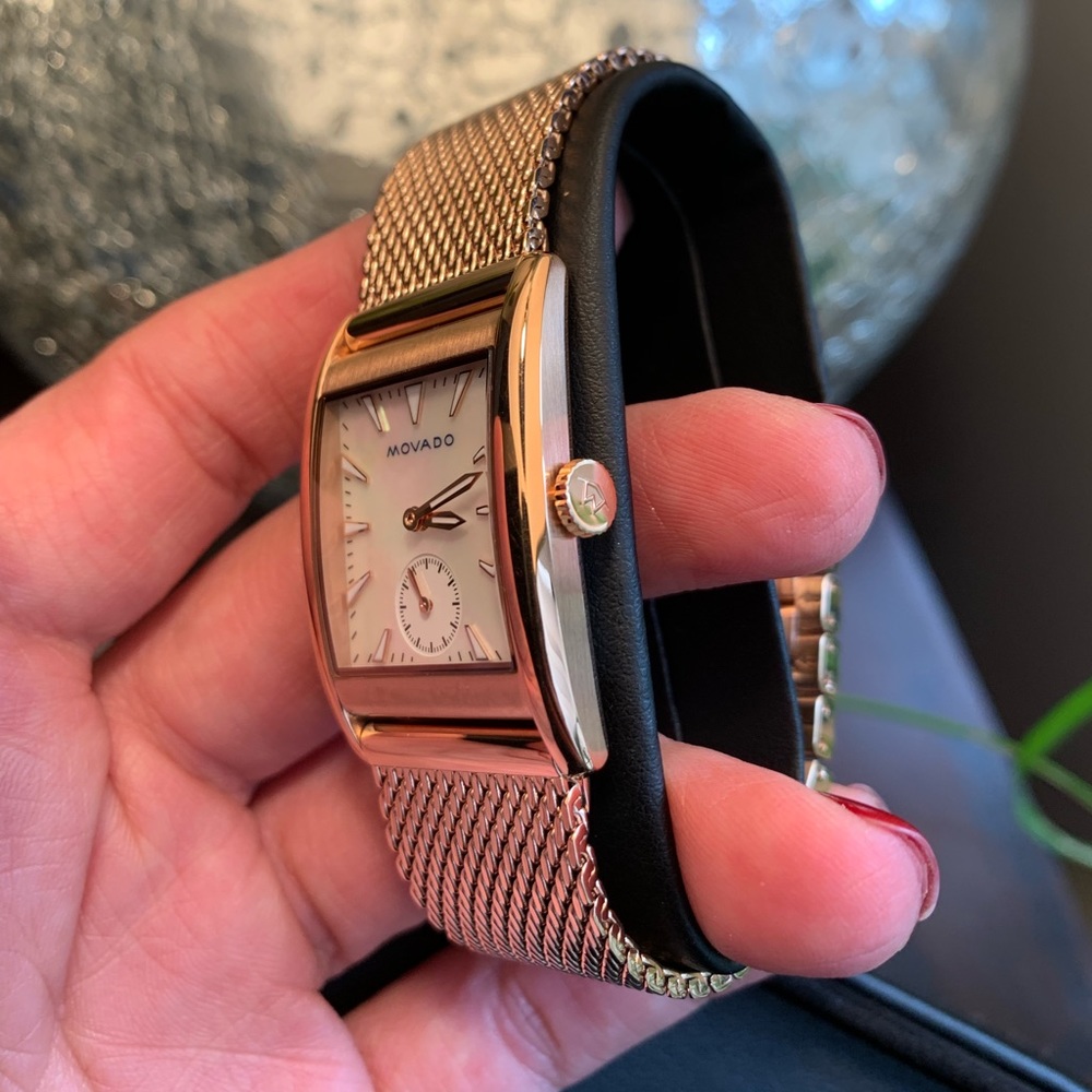 SOLD⛔️Authentic Movado Mother of pearl rose Gold - Picture 2 of 8